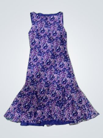 Chaps Sleeveless Floral Midi Dress