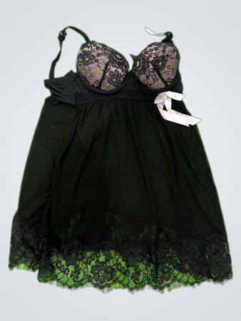 Black Babydoll Set