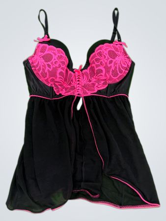 la Senza Black Lace Babydoll