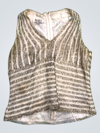 JKARA NEW YORK Sequin Embellished Top