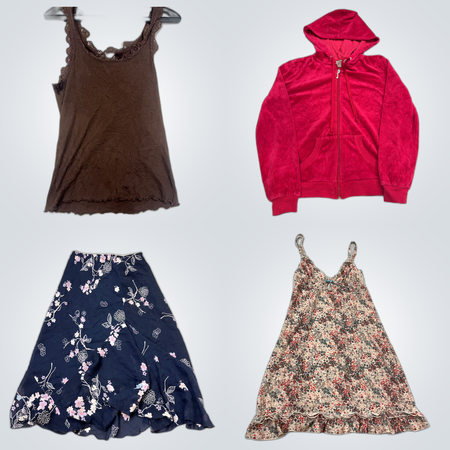 Modisches Bundle: KappAhl, Levi's, Juicy Couture & Mehr - 20-teilige Damenbekleidungsset