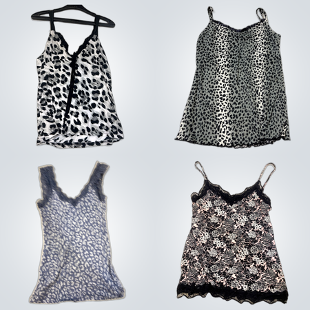 Y2K Lace Trim Camisoles