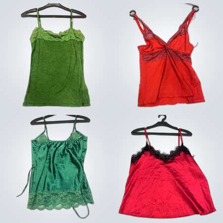 Y2K Lace Trim Camisoles