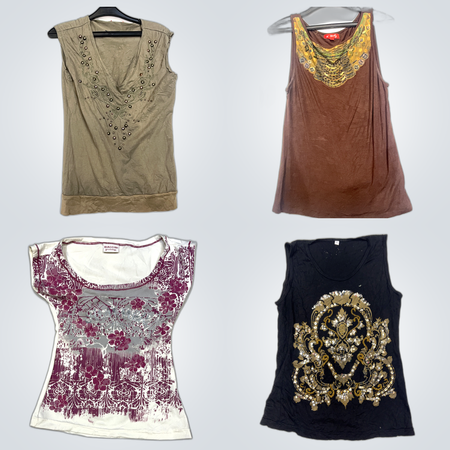 Top-Marken Bedruckte Oberteile Bundle Spiral Street One Orsay Akmandu Biaggini Derhy