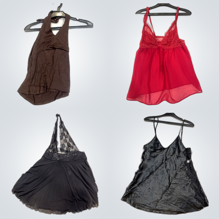 Lace Camisoles, Denim Skirts & Tops Bundle - H&M, Zero & More