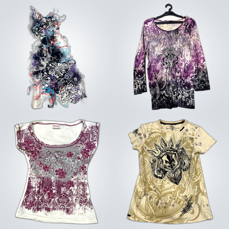 Kakie, MEXX, Style & Co Mixed Printed Blouse Bundle