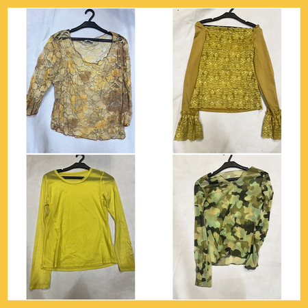 FEELGOOD PARIS & Franck L. Sheer Blouse Bundle 6pcs Lace Tops