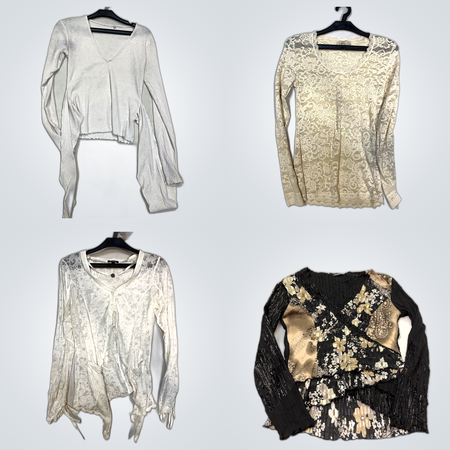 Y2K Blouses Long Sleeve