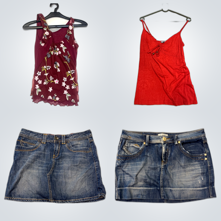 Fashion Bundle: 22 Teile Damenbekleidung & Accessoires Mix - VERO MODA, MEXX, Wrangler & More