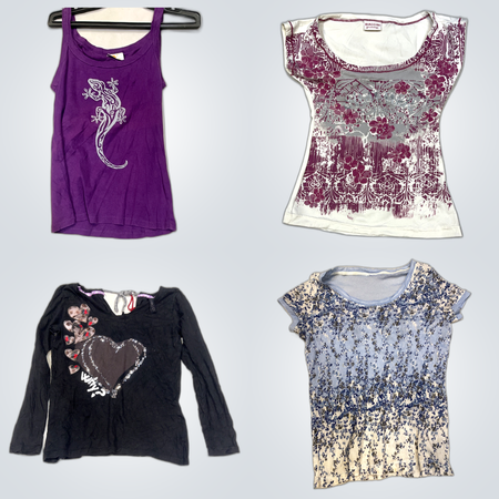 Spiral, Juicy Couture & Plus Ensemble de 9 pièces Hauts de mode pour femmes