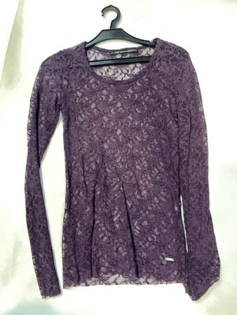 La Fee Maraboutee Purple Lace Top