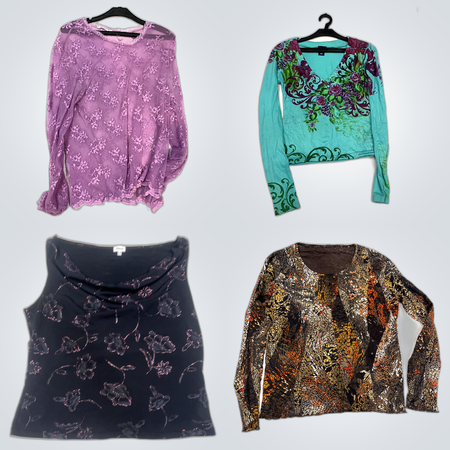 Modische Tops Bundle: Street One, BLEU123, Eva Kayan & Weitere Druckblusen & Langarmshirts
