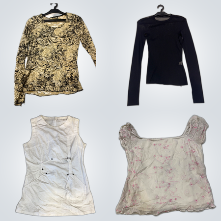 Designer & Branded Top Bundle: Almatricosa, MOMOKROM, PimKie, American Eagle & More