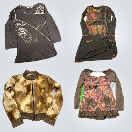 Cache Cache Y2K Printed Blouses