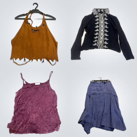 Ensemble de vêtements de designer : gilets, pulls, pantalons et tops de Christopher Banks, Koret, Juicy Couture et plus encore