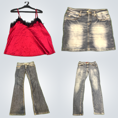 Ensemble Jeans & Denim : 13 Pièces English Blue, Diesel, GUESS, Amisu & Plus