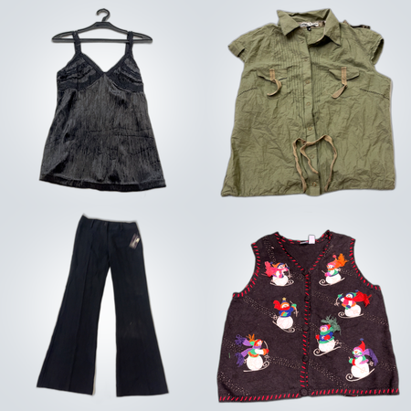 Wintermode-Bundle: Oberteile, Westen, Pullover & Hosen von X-Mart, White Stag & Mehr