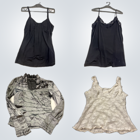 Lace & Solid Camisole Bundle - Queentex, Gioni Feroti, MEXX & More