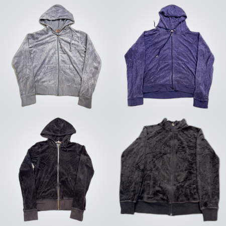 Juicy Couture & Lederjacke Bundle - 10-teiliges Fashion-Lot Sweatshirts Trainingsanzüge