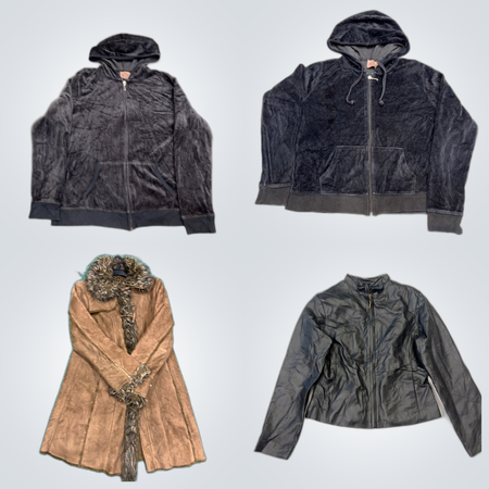 Modisches Bundle: Leder, Nylon, Kleider & Hoodies von Compania, Juicy Couture & mehr