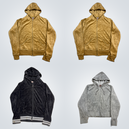 Juicy Couture Hoodie Bundle 10pcs Velour Tracksuit Set