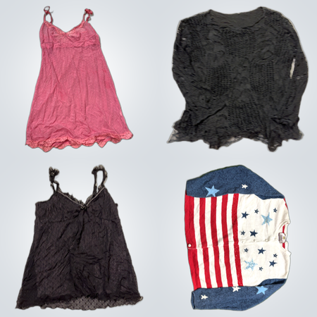 Pack de hauts avec drapeau américain et dentelle - Tiara, Chaus, Etam et plus