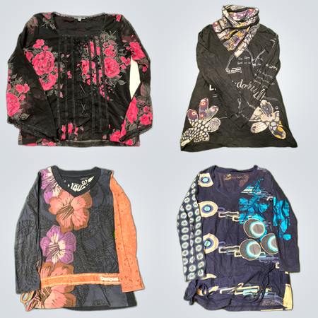 Desigual Y2K Printed Blouses
