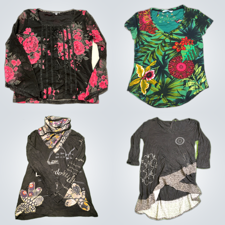 desigual printed blouse