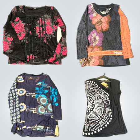 Desigual Y2K Printed Blouses