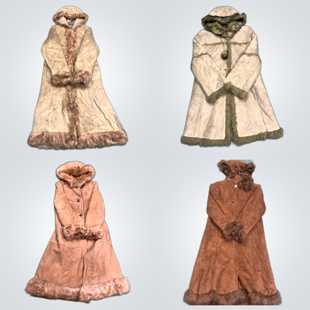Fur Trimmed Coat Bundle