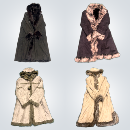 Fur Trimmed Coat Bundle