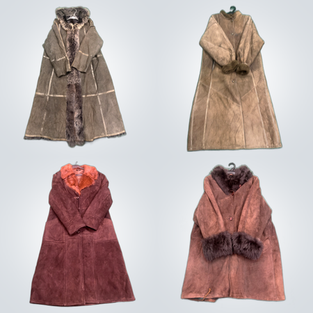 Furry Fashion Bundle UGG Shearling Coats mit Pelzbesatz Jacken Los