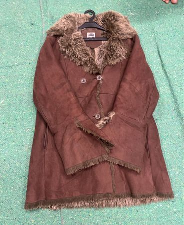 Carnaby Paris Brown Fur-Lined Coat