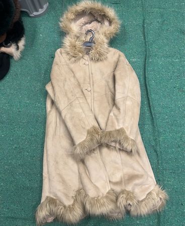 Bartek Furry Hooded Coat