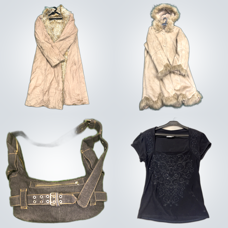 Amethyst, Amisu & Iconic Fur Coats Bundle - Flare Jeans, Tops & More Included