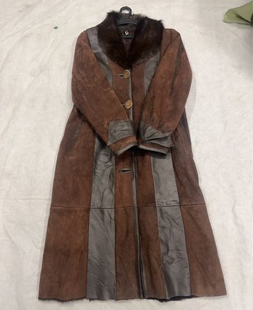 Brown Fur-Lined Coat