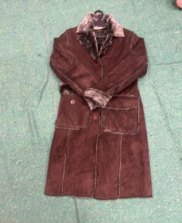 Brown Suede Coat