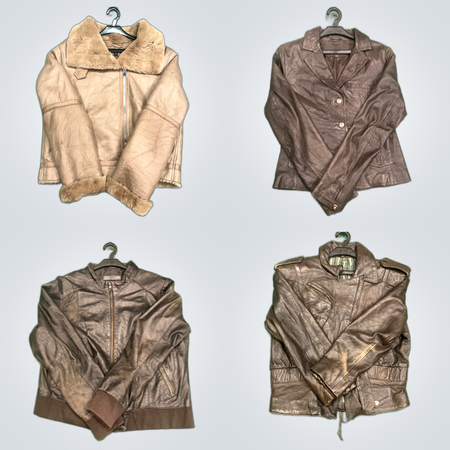 Leather & Denim Jacket Bundle - 60pcs Vans, Calvin Klein, Zara, BIBA & More