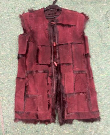 Red Patchwork Vest