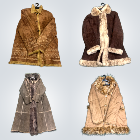 Fur Trimmed Coat Bundle