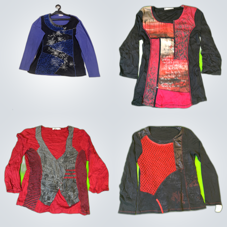 Y2K Printed Blouses Bundle