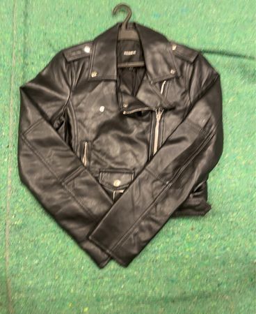 Pull&Bear Black Leather Jacket