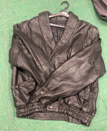 Leather Bomber Jacket