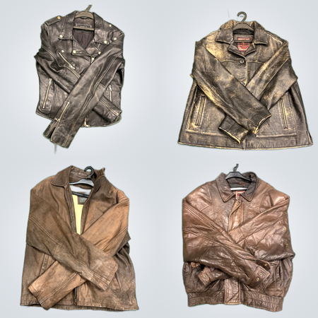 Brown Leather Jackets Bundle