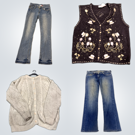 Rock & Roll, Eddie Bauer e altro top brand pacchetto di maglioni e jeans