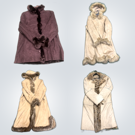 Ensemble de manteaux en fourrure - 6 pièces Bartek & Luxe vestes et parkas en fourrure