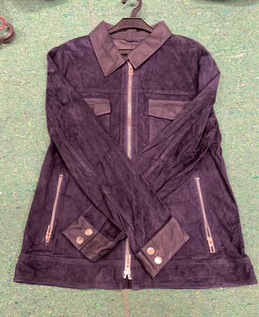 Michael Kors Purple Suede Jacket