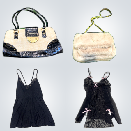 The North Face & Esprit Puffer Jackets, Denim, Tops, Handbags Bundle