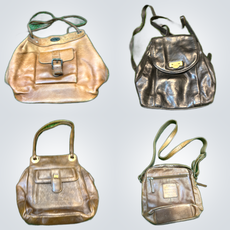 Borse a mano in pelle vintage di piccole dimensioni