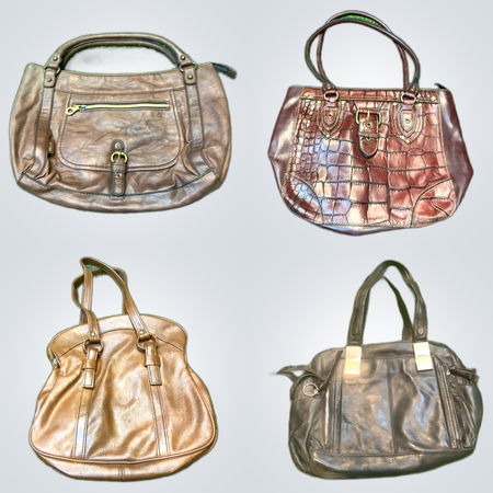 Leather Handbag Bundle: Bostonian, Spice, Relativity & More Tote Bags Collection
